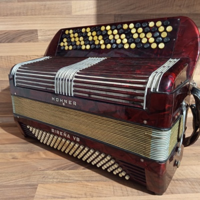 Knoflíkový Akordeon (harmonika,heligonka) Hohner Sirena V